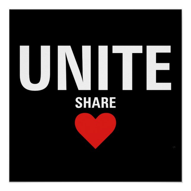 Póster Unir la democracia política (Anverso)