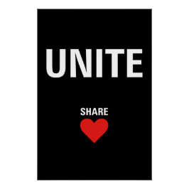 Póster Unir la democracia política