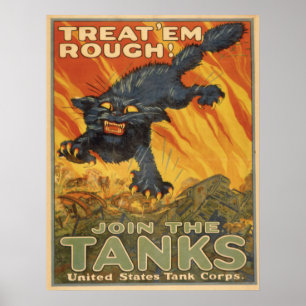 Póster Unirse a los tanques