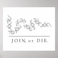 Unirse o morir - poster de ciencia