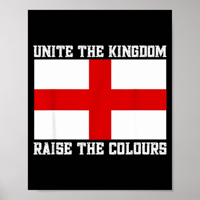 Póster Unite The Kingdom St George Cross  (Frente)