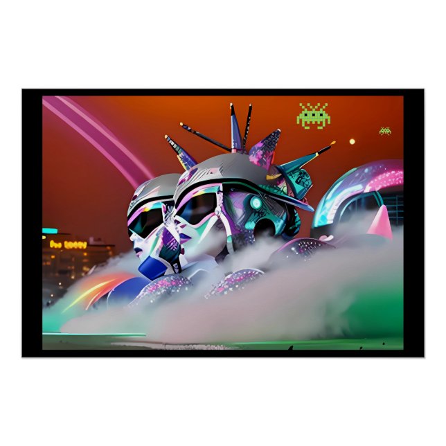 Póster United Space Invasion Force (Anverso)