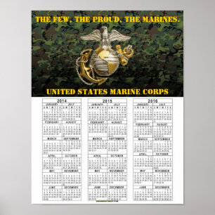 PÓSTER UNITED STATES MARINES