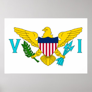 Póster United States Virgin Islands, Estados Unidos