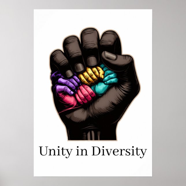 Póster Unity in Diversity (Frente)
