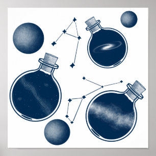 Póster Universe in a Bottle