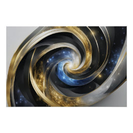 Póster Universe in an Abstract Spiral