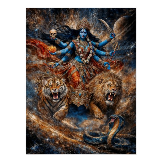 Póster Universe Powers of Kali Goddess (Anverso)