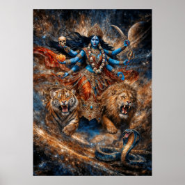 Póster Universe Powers of Kali Goddess