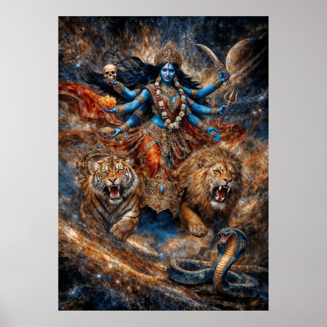 Póster Universe Powers of Kali Goddess (Frente)