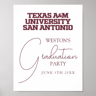 Póster Universidad A&M de Texas-San Antonio