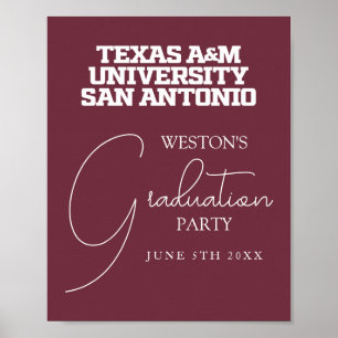 Póster Universidad A&M de Texas-San Antonio