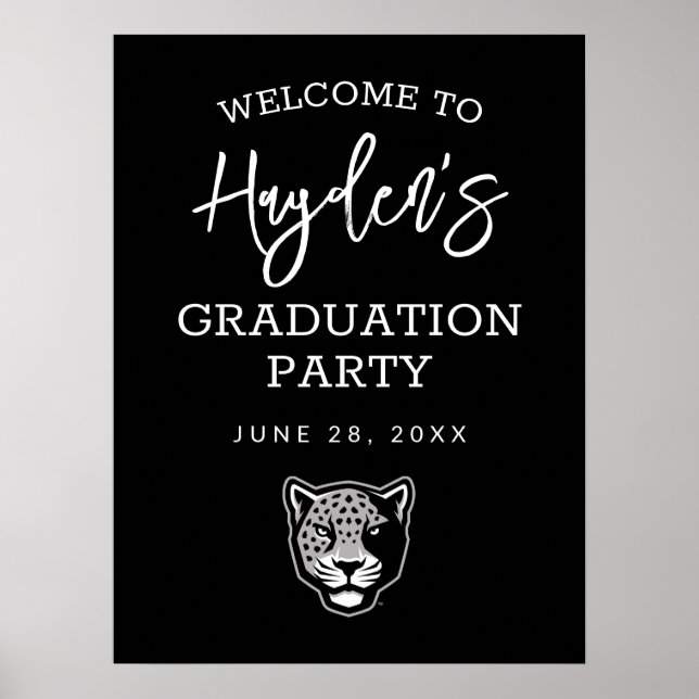 Póster Universidad A&M de Texas-San Antonio | Jaguares (Frente)