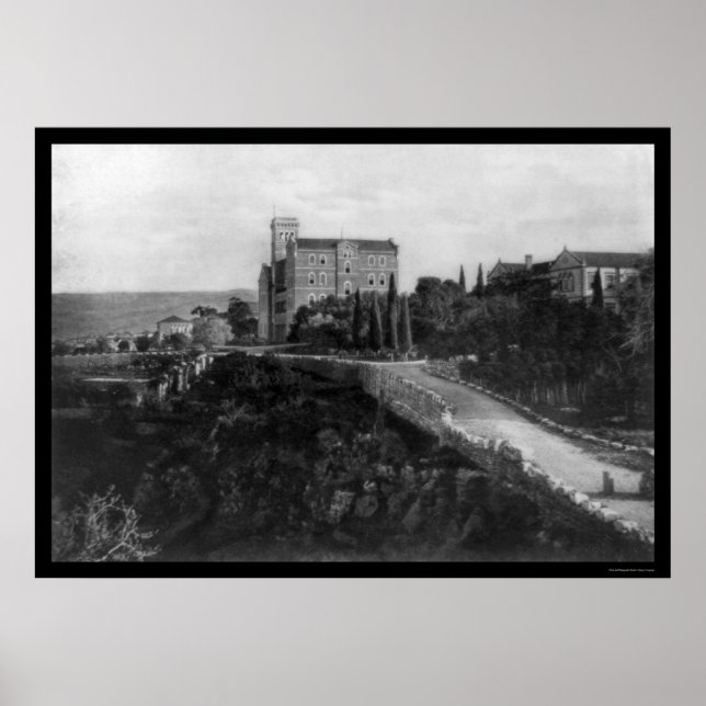 Póster Universidad Americana de Beirut, Líbano, 1921 (Frente)