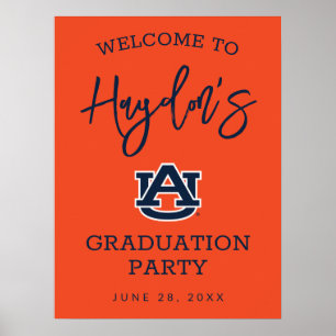 Póster Universidad Auburn   Partido de Graduación
