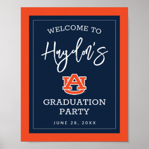 Póster Universidad Auburn   Partido de Graduación