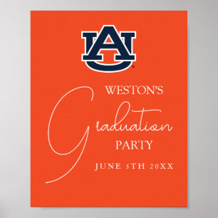 Póster Universidad Auburn   Partido de Graduación