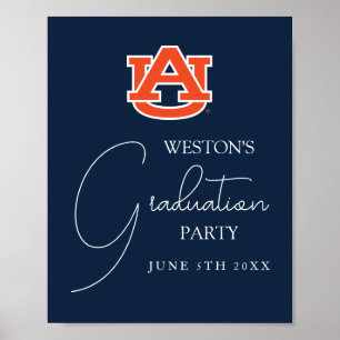Póster Universidad Auburn   Partido de Graduación