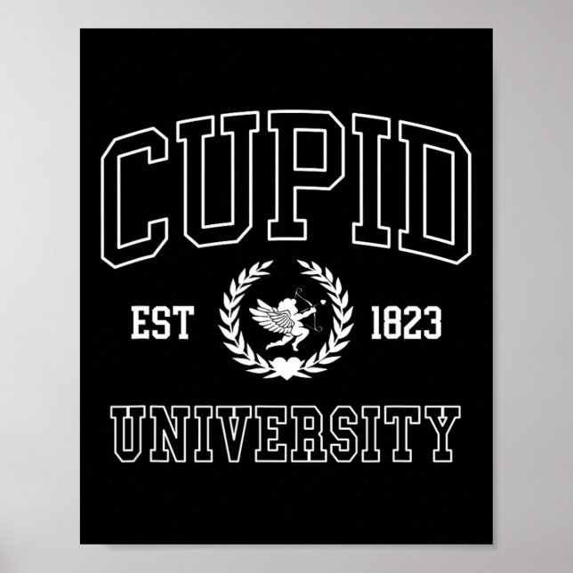 Póster Universidad Cupido Facultad de Valentín Moda Hombr (Frente)