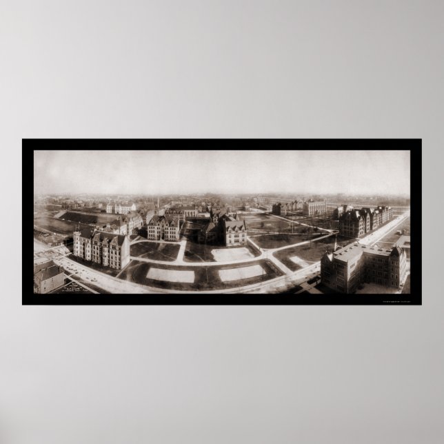 Póster Universidad de Chicago Photo 1904