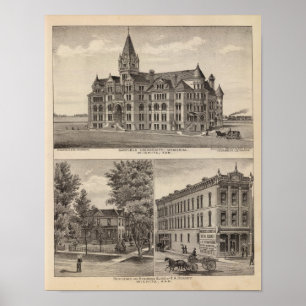 Póster Universidad de Garfield, Kansas