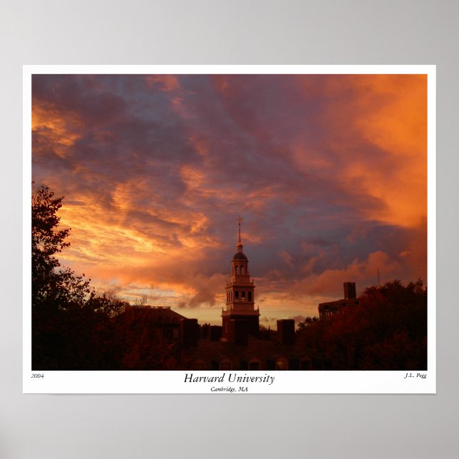 Póster Universidad de Harvard, 2004, por J.L. Pegg (Frente)