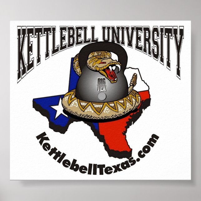 Póster Universidad de Kettlebell (Frente)