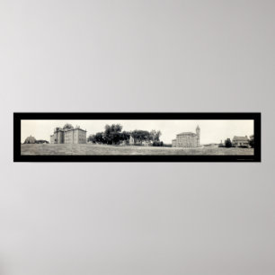 Póster Universidad de la foto 1913 de Kansas