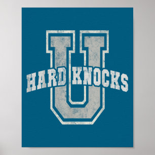 Póster Universidad de las Duras Golpes Objetivos de Vida