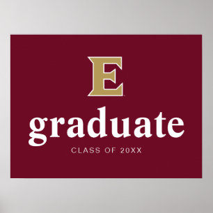 Póster Universidad Elon E Clase de 2OXX