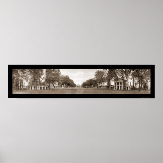 Póster Universidad Lawn de Virginia Huge Foto 1911