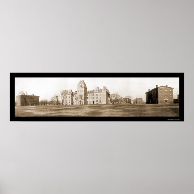 Póster Universidad Richmond VA Foto 1909 (Frente)