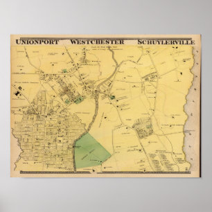 Póster Universidad, Westchester, Schuylerville