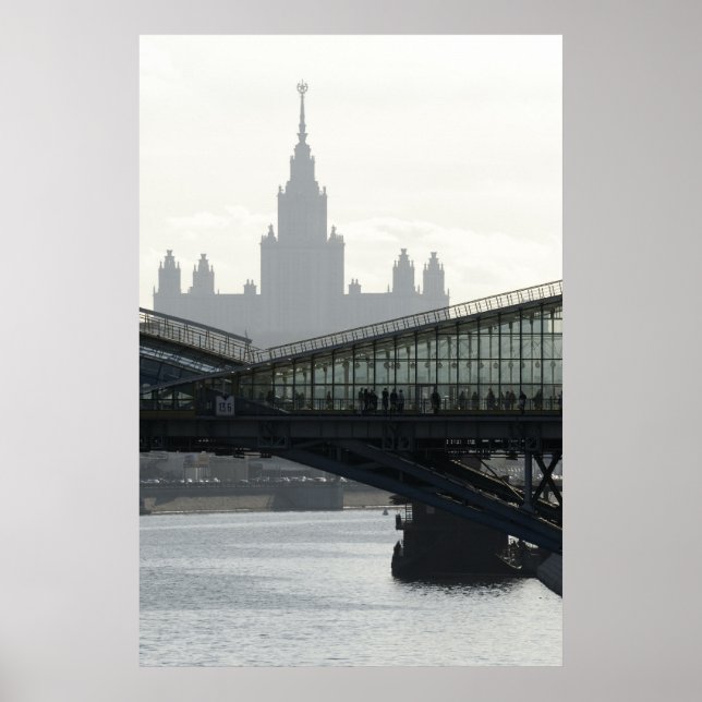 Póster Universitario de Moscú (Frente)