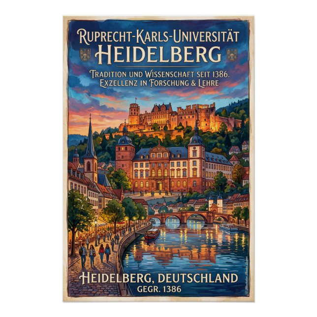 Póster Universität Heidelberg  (Anverso)
