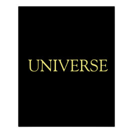 Póster Universo añadir nombre texto motivación espiritual