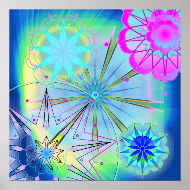 Póster Universo Azul (Frente)