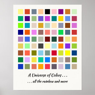 Póster Universo de colores, el arco iris y más - 81 sombr