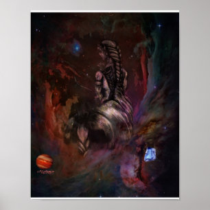 Póster Universo del sagitario