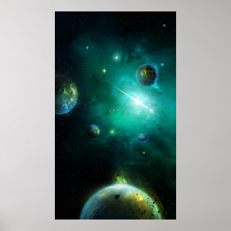 Póster Universo franco