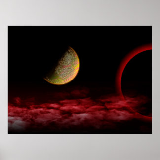 Póster Universo Rojo