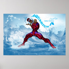 Póster Universo zodiaco - Poster acuario