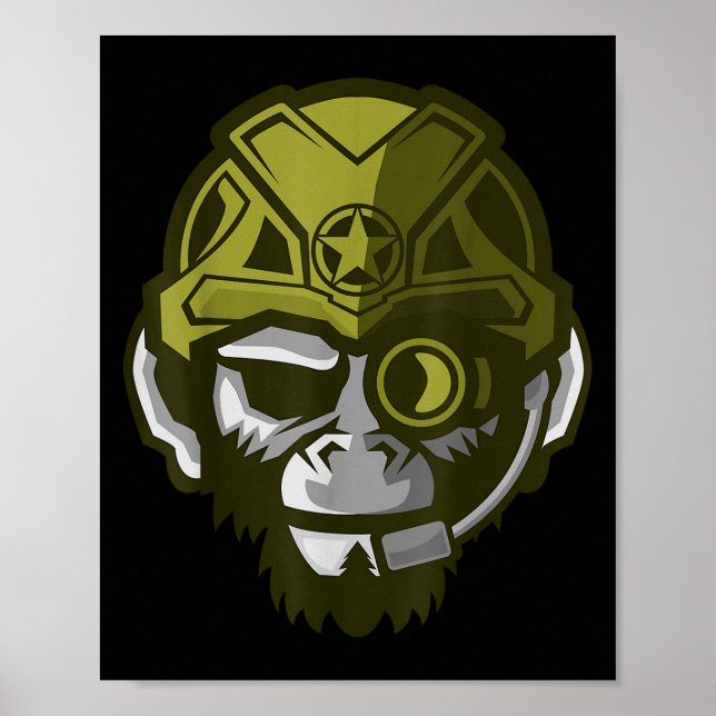 Póster Unleahe Gorilla Body Building Motivation Gym Gift  (Frente)