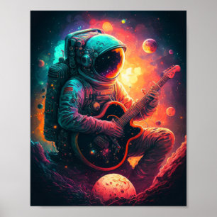 Póster Unleash Your Creative Side with Astronaut Poster
