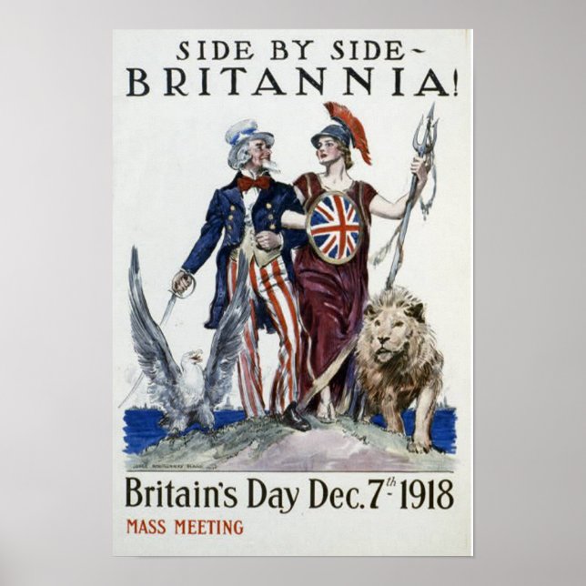 Póster Uno al lado del otro - ¡Britannia! Día de Gran Bre (Frente)