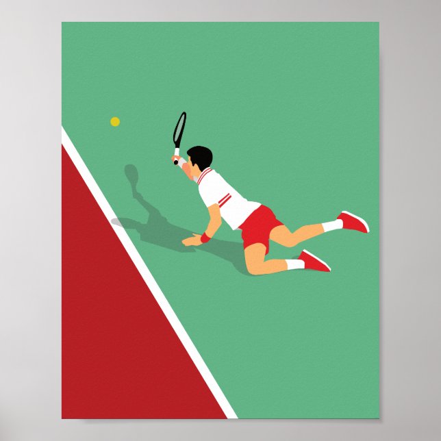 Póster Uno De Los Mayores Tenis De Todos Los Tiempos (Frente)