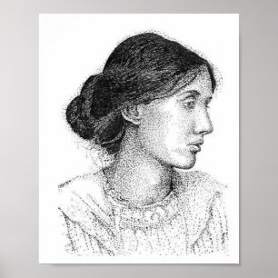 Póster Uno de mis mejores dibujos de tinta