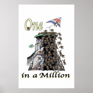 Póster Uno en un millón