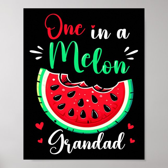 Póster Uno En Una Fiesta De Cumpleaños De Grandad De Meló (Frente)
