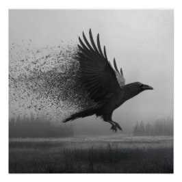 Póster Unraveling - Raven in the Mist